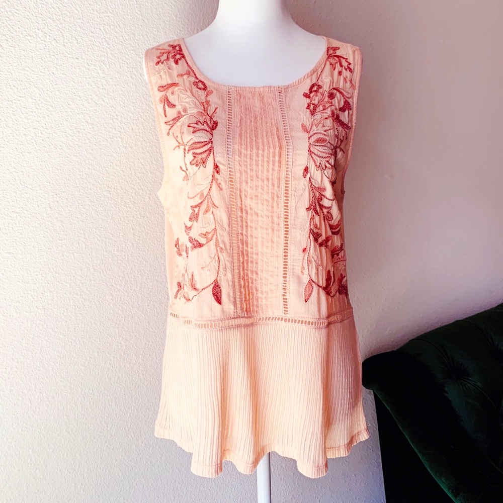 Lucky Brand Peach Top NWT